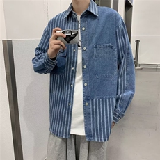 ins百搭原宿新款潮流慵懒流行简约男标准衬衫夹克N4709P65，男装夹克，星座1116-2