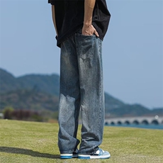 2024美式牛仔裤男款春季长裤潮F5104P42，男装牛仔裤，星座1116-2