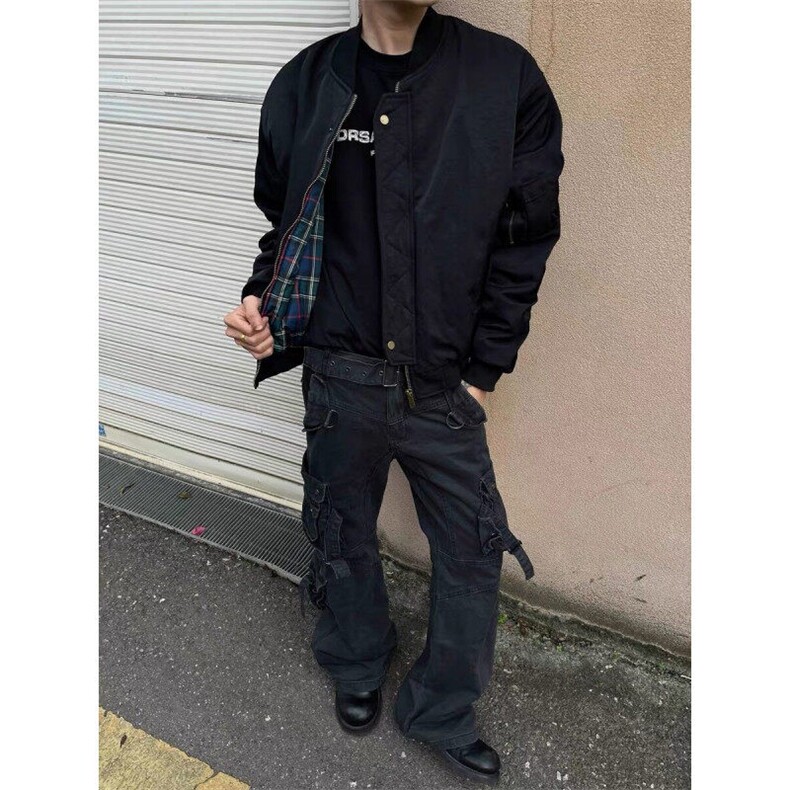 水洗美式复古cleanfit飞行夹克外套JK0115-P78,男装夹克,星座313A(原308A-2)