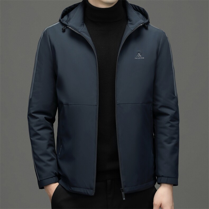 CA101022665钱塘2020-2冬季厚款时尚休闲中年男士连帽羽绒服P205，男装羽绒服，钱塘207-2