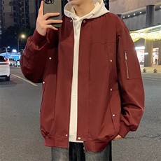 酒红色