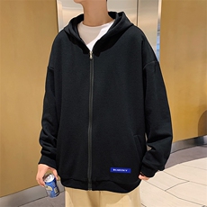 KS21202-P38加绒-P43连帽开衫卫衣男运动外套大码班服，男装卫衣，电商A040