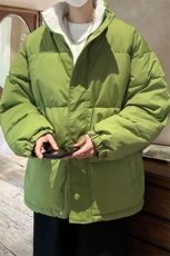 ！2023冬新款男士羊羔毛里面棉衣纯色保暖棉服外套MY100特P65，男装棉衣，电商B220