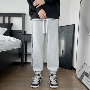 秋季新款男百搭港风卫裤K3206-P40加绒P50控78图片