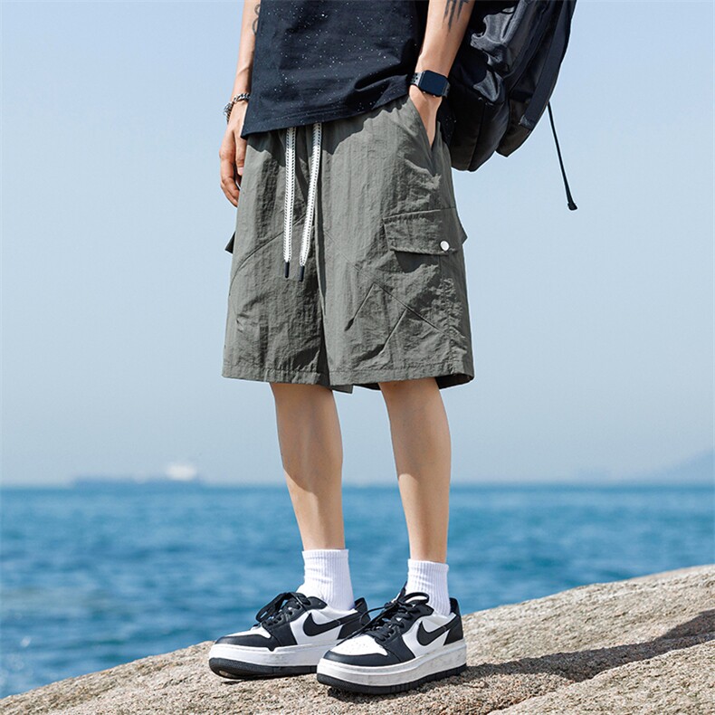工装短裤男士宽松休闲夏天新款潮牌五分男士夏裤K50-P30,男装牛仔裤,星座209-1