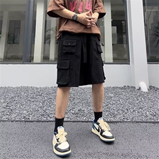 多口袋工装短裤男夏季新款美式工装短裤P40，男装休闲裤，星座1116-2