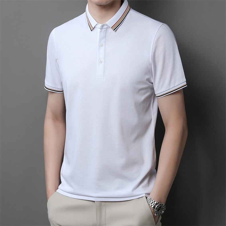 轻商务短袖T恤男翻领纯色POLO衫夏季男士休闲半袖体QP1670-P53,男装Polo衫,星座1105-3