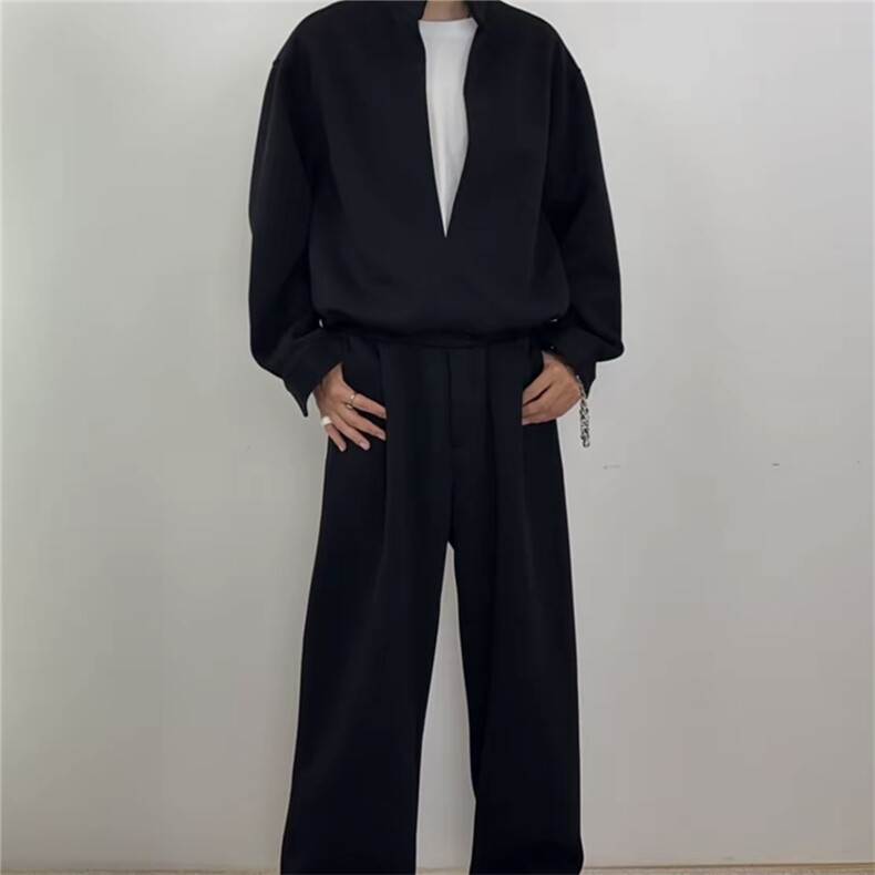 网图假两件卫衣套装TZ103-P110上衣W202-P60卫裤KK303-P50,男装休闲套装,星座1213