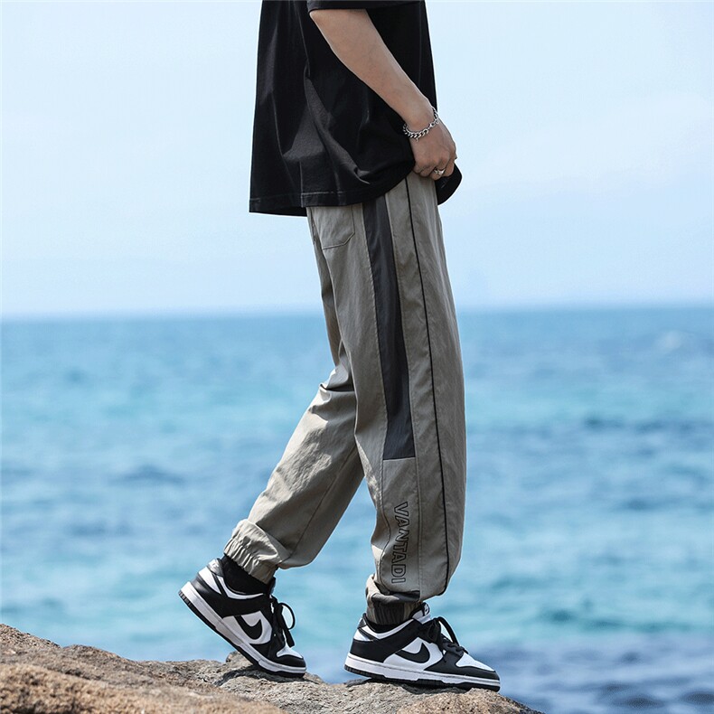 束脚裤休闲男韩版潮流高街帅气百搭2024夏季新款ins长裤K5173-P36,男装休闲裤,星座412-2