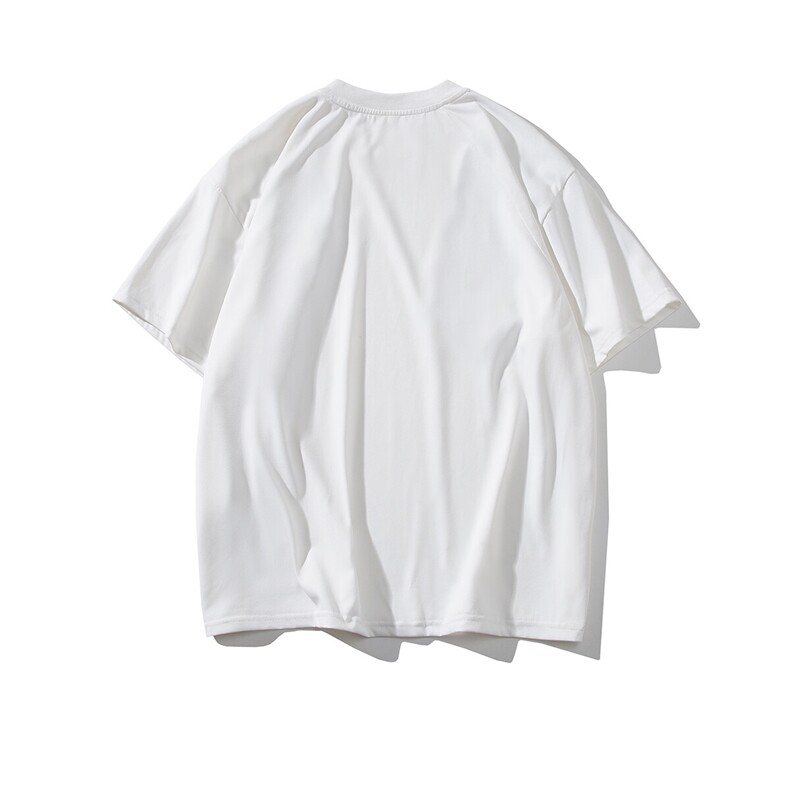 现货T1025-P38控58大码拼色高品质冰丝顺滑T恤短袖潮,男装T恤,电商D232