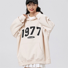 春秋无影墙套头圆领印花连帽情侣卫衣休闲百搭MYY-W5521-P45控69，男装卫衣，星座717