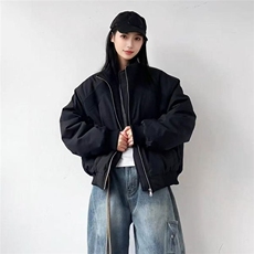 美式硬汉解构拼接加厚棉服男女款冬季保暖百搭立领棉衣TT669P84，男装棉衣，星座1013-5