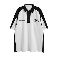白底23夏季时尚百搭翻领半拉链印花潮流短袖T恤DT3208P45控68，男装T恤，电商A247-1