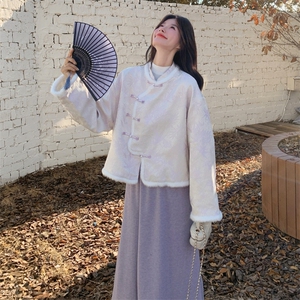 数据好  有货  紫色新中式套装5255P205K318图片