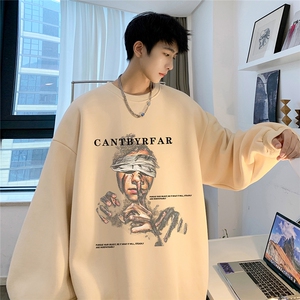 直播360克重磅美式印花卫衣Y195特P28 同步供应华棉品质P38特图片