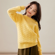 秋冬男女同款软糯亲肤保暖舒适时尚百搭衫，童装卫衣/绒衫，贝美羊绒