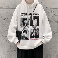 连帽卫衣男大码胖子帽衫大号运动服WY2451-P35，男装卫衣，电商A040