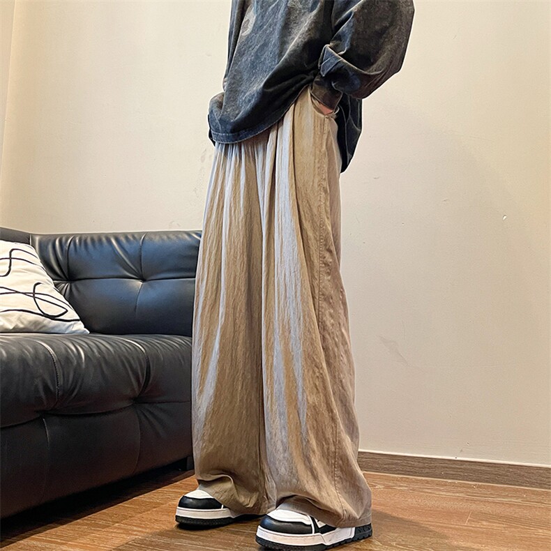 8XL-M特大码风棉麻裤男长裤子宽松直筒型休闲拖地裤k955P65,男装休闲裤,电商D206-1