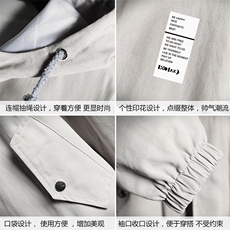 JK41045-P85纯棉连帽夹克男士大码工装夹克男外套男网格挂拍，男装夹克，电商A040A