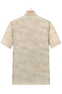 夏季中老年男士中式唐装风香云纱居士服汉服上衣TRS2305-P60图片
