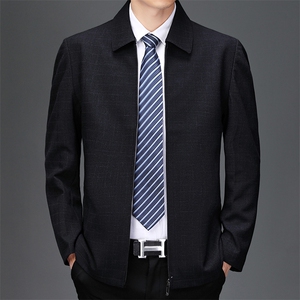 男士21新款夹克衫男翻领商务休闲潮流中青年男装外套SJJ8503-P160图片