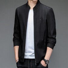 BSTN9917男士新款春季夹克休闲商务中青年半球服立领上衣外套P85，男装夹克，钱塘6003A(原)4033A