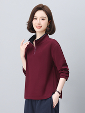 长期有货半拉链立领卫衣女2026年春秋新款小个子时尚宽松休闲上衣，女装卫衣/绒衫，璐依舞