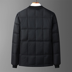 羽绒服中老年男士爸爸装冬装加绒加厚内穿外穿内胆羽绒服外套，男装羽绒服，钱塘723