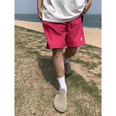 美式多巴胺风夏季休闲薄款短裤男女潮宽松五分裤情侣DKA10-P27，男装牛仔裤，星座208-5