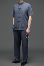 唐装2023年夏季新款男式风男高端复古唐装套装，男装民族服装，电商B360