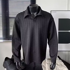美式POLO衫翻领卫衣男士2025春季新款潮牌休闲长袖上衣服，男装Polo衫，星座715-4