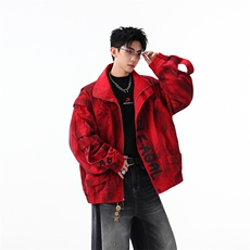 加绒牛仔棉服男冬季棉衣外套羊羔绒加厚毛领保暖外套MY1310-P188，男装棉衣，星座1103-3