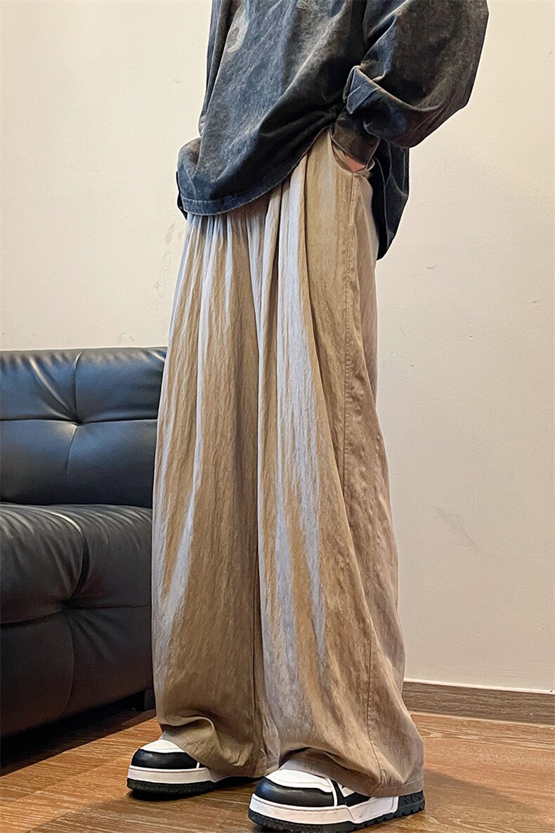 8XL-M特大码风棉麻裤男长裤子宽松直筒型休闲拖地裤k955P65,男装休闲裤,电商D206-1