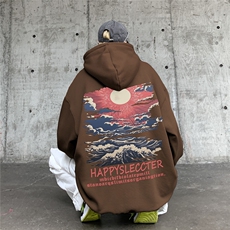 冬装新品加厚连帽棉卫衣XZ203-W656加绒-P58，男装卫衣，星座203