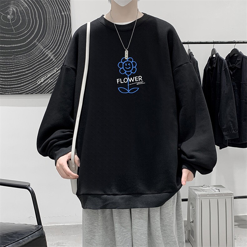 S6274-P28秋季圆领卫衣男大码韩版宽松长袖外套,男装卫衣,电商A040