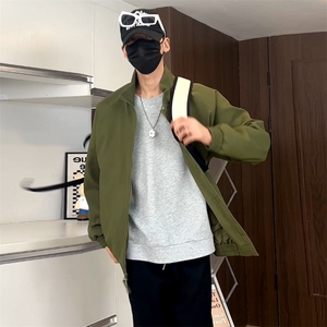 深度库存春拉链翻领外套男休闲上衣夹克潮JK001-P50 限价88图片