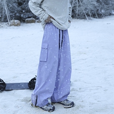 防水加绒内胆宽松滑雪裤外景XZ604-K141JR-P75控118，男装卫衣，星座604