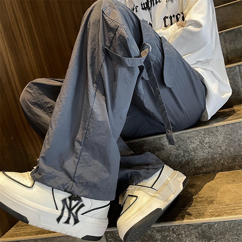 2023夏季薄款速干工装裤男款美式高街hiphop休闲长裤 K7271-P42图片