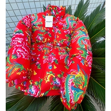 MY203男女休闲风东北大花加厚保暖防寒棉衣外套棉服棉袄团队，男装棉衣，星座115A(原星座507）