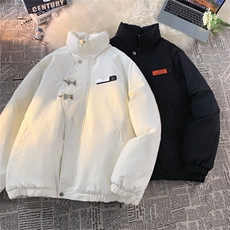 MY102J/P85冬季新款飞机扣棉衣男新中式加棉加厚棉袄外套新款棉服，男装棉衣，电商基地A050
