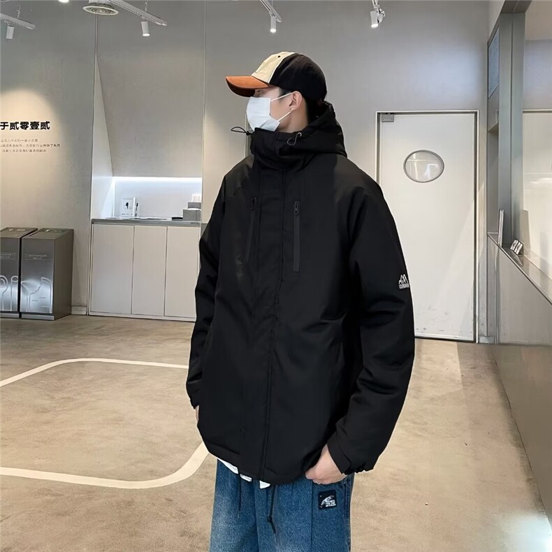 美式工装机能风冲锋衣夹克男款冬季潮牌连帽潮流F928-P83,男装夹克,星座1109-3
