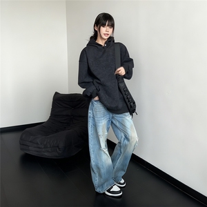 抖音904-2-CD612-P60加绒P70控98重磅卫衣连帽外套重磅男女潮图片