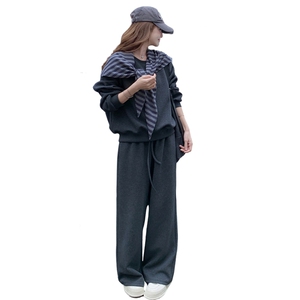 现货-春季新款灰色休闲两件套203-9525-P165-K248图片
