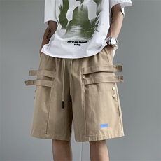 五分裤中腰男夏季运动裤直筒宽松型微弹时尚潮牌休闲裤JK41-P35，男装休闲裤，星座1109-3