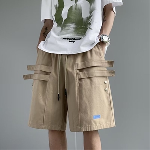五分裤中腰男夏季运动裤直筒宽松型微弹时尚潮牌休闲裤JK41-P35图片
