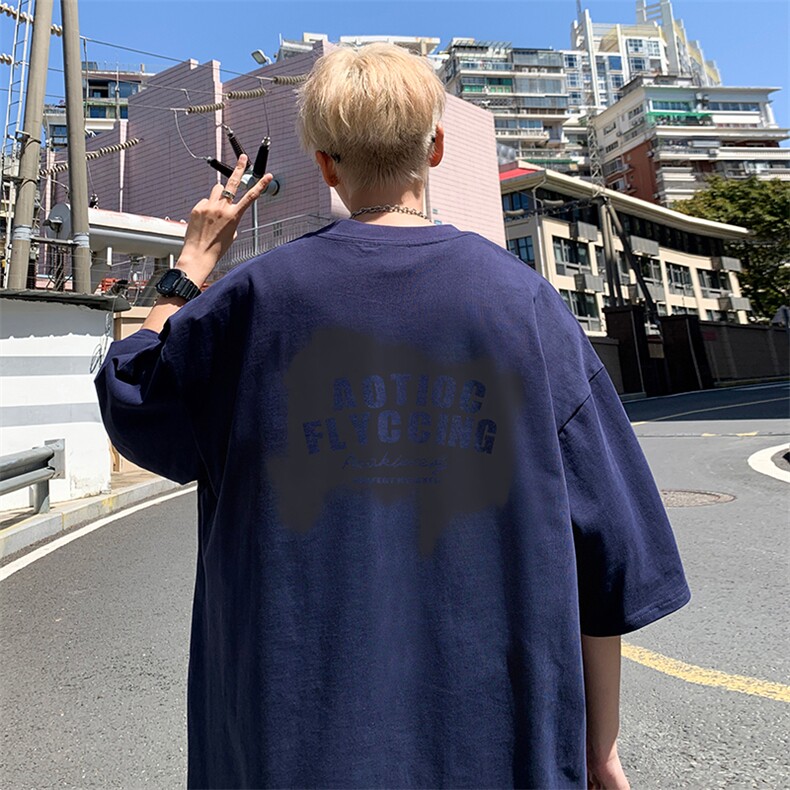 量大优供视频220克美式短袖t恤T3183得物直播有280克品质,男装T恤,电商A486