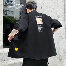 100%棉夏装新款短袖衬衫五分袖衬衣男CS032，男装衬衫，电商D240-242