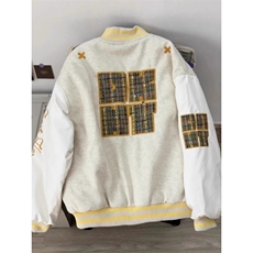 1506-1/JJM4001/P79高街刺绣立领棒球服男女秋冬设计感夹棉加厚，女装职业装，星座1506-1