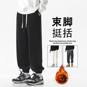 百搭休闲裤子男秋冬季新款潮流宽松卫裤X1893-特批45加绒特批55图片