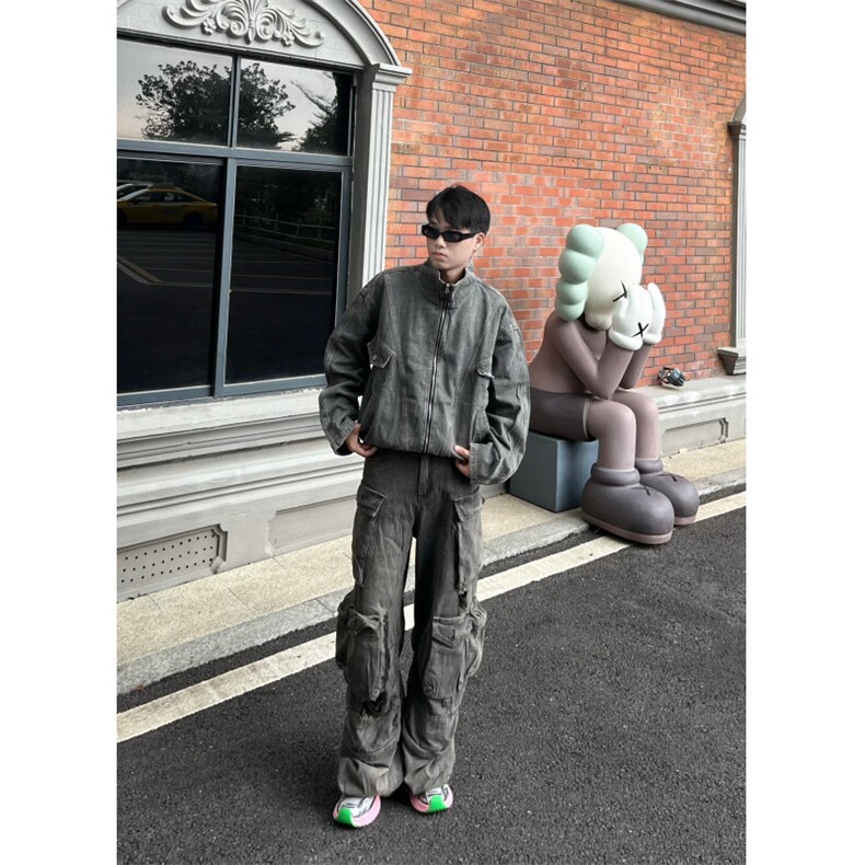 网络图现货秋冬男装时尚休闲男夹克牛仔外套潮男RJK8634-P90,男装工装外套,星座1005-6